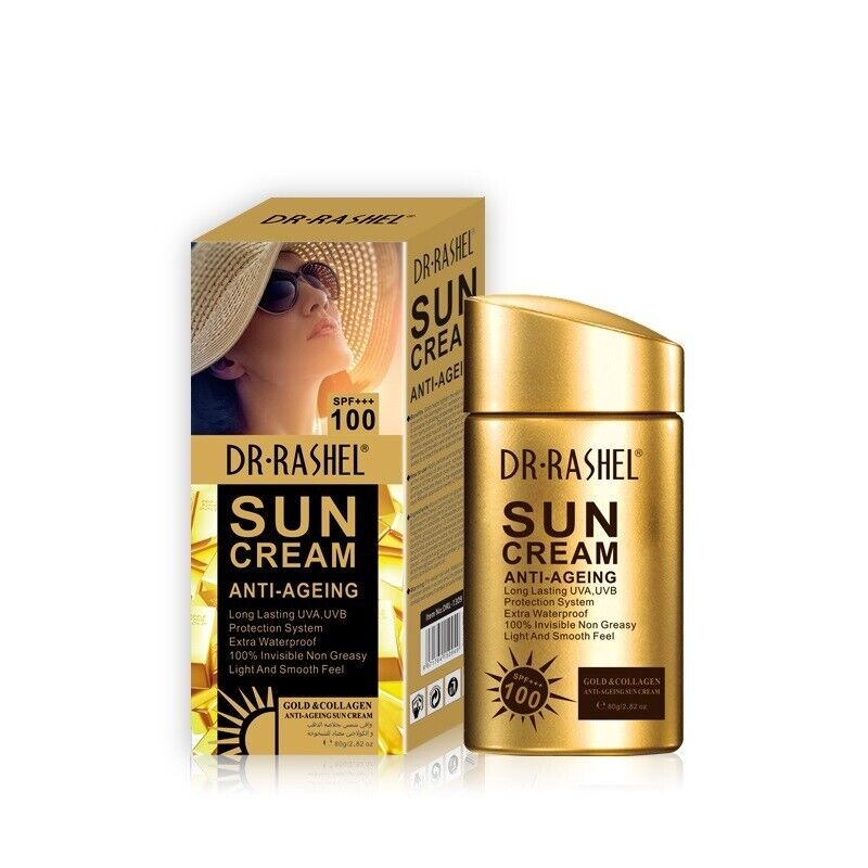 DR RASHEL Sun Cream SPF100 Anti-Ageing UVA/UVB Protection 80g
