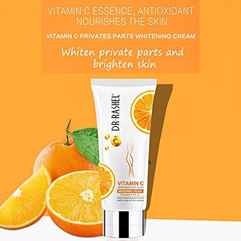 Dr. Rashel Vitamin C Brightening & Anti-Aging Whitening Cream Privates Parts, 80g