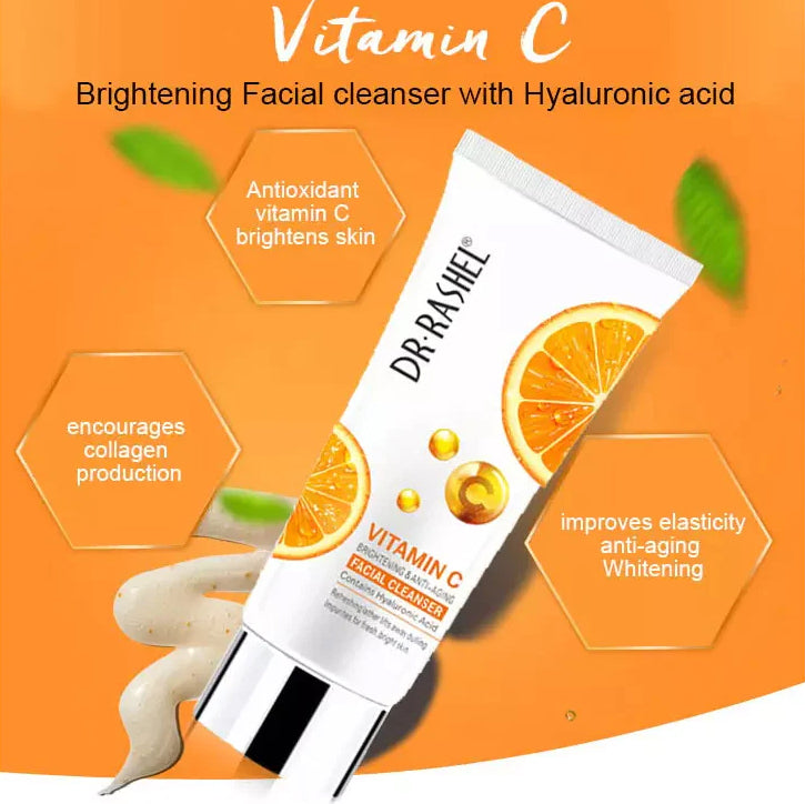 Dr. Rashel Vitamin C Brightening & Anti Aging Skin Care Series 5 Piece Set