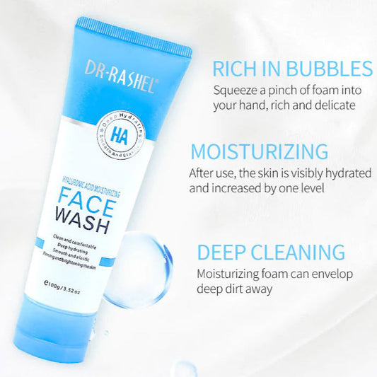 Dr. Rashel Hyaluronic Acid Moisturizing Face Wash 100g