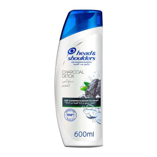 Head & Shoulders Charcoal Detox Anti-Dandruff Shampoo 600ml