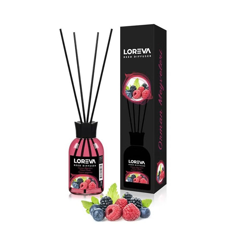 Loreva Reed Diffuser Forest Fruits Fragrance Room Freshener 110ml