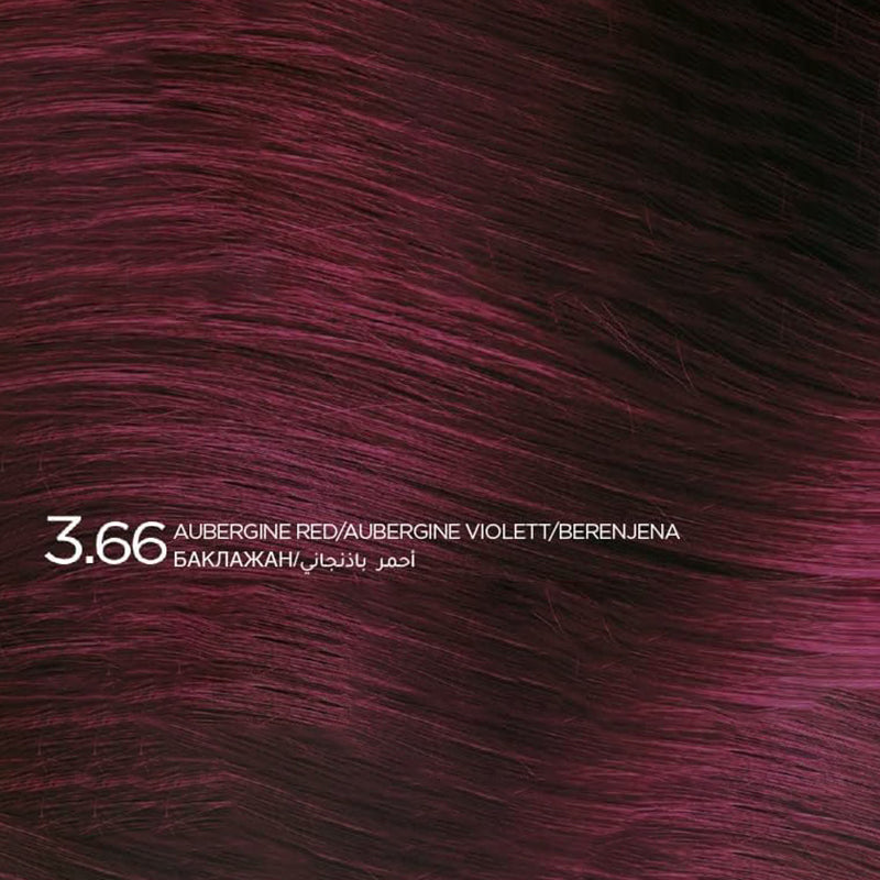 Sea Color 2 Tubes Home Colorist 3.66 Red Purple Premium Hair Dye Professional Results at Home