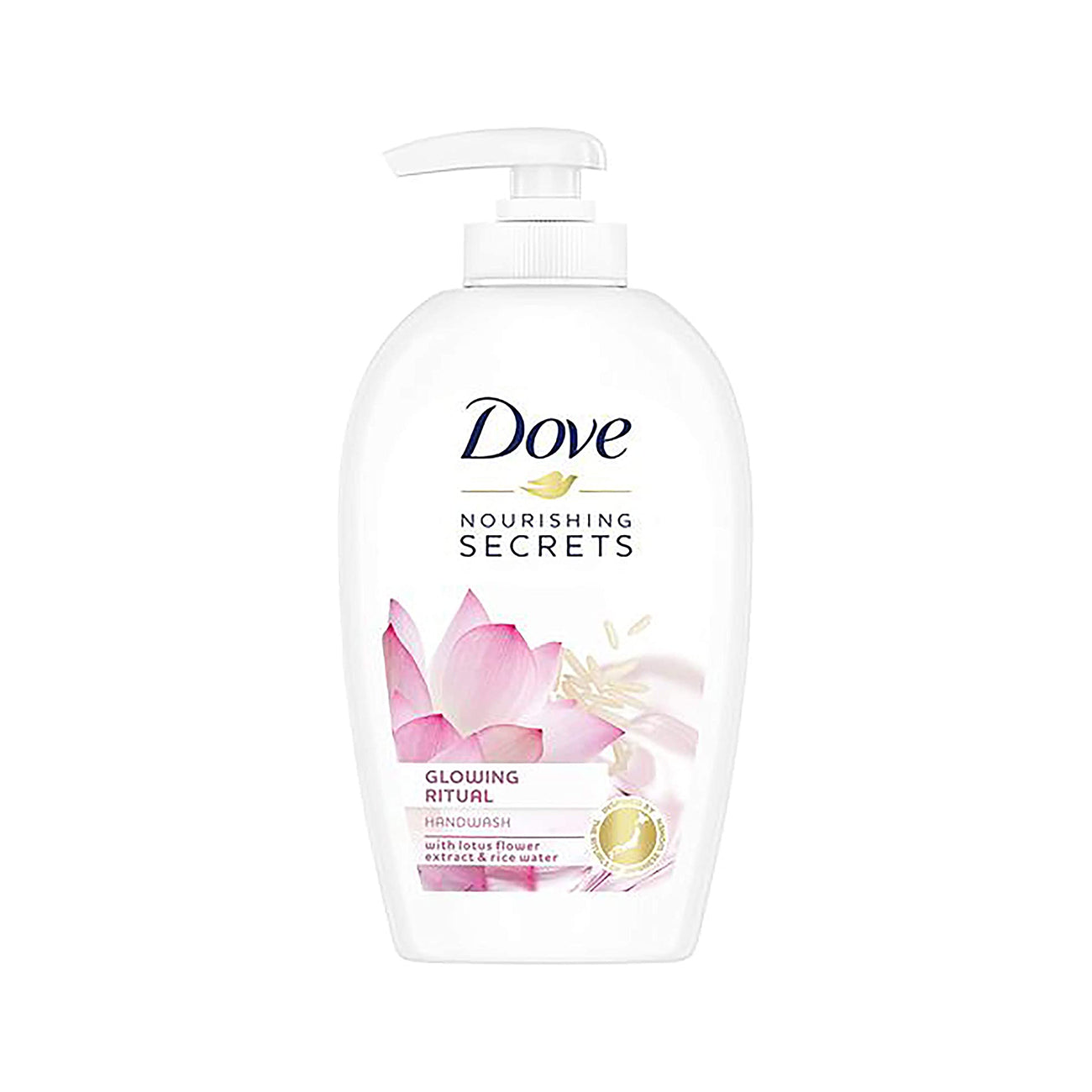 Dove Nourishing Secrets Glowing Ritual Hand Wash With Lotus Flower Extract And Rice Water, 250ml