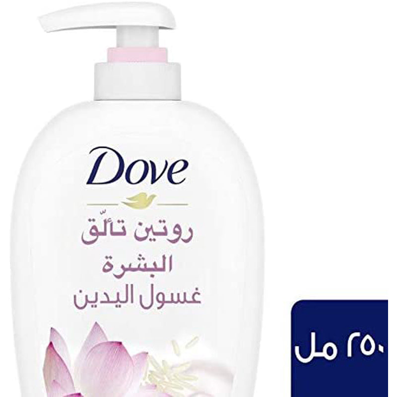 Dove Nourishing Secrets Glowing Ritual Hand Wash With Lotus Flower Extract And Rice Water, 250ml