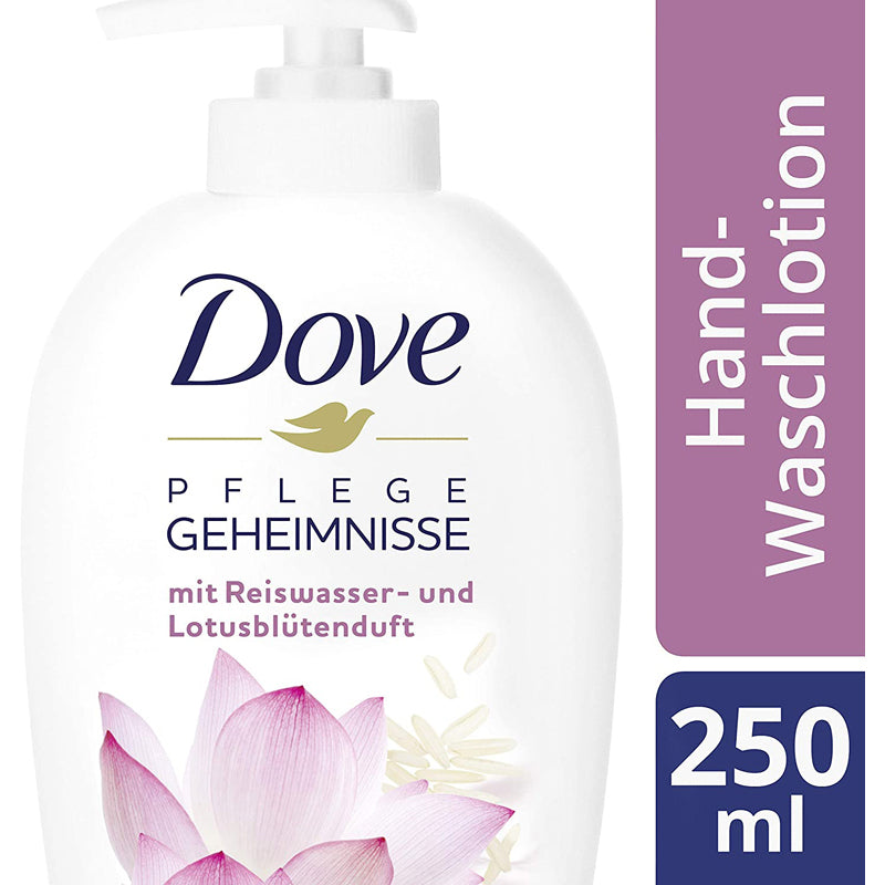 Dove Nourishing Secrets Glowing Ritual Hand Wash With Lotus Flower Extract And Rice Water, 250ml