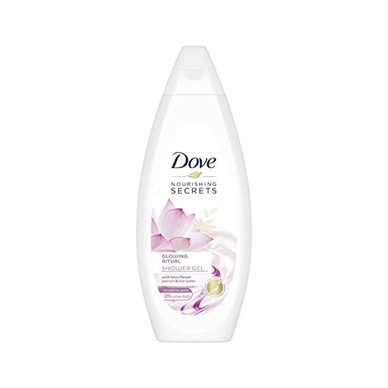 Dove Nourishing Secrets Glowing Ritual Shower Gel Bodywash With Lotus Flower Extract And Rice Milk, 250 ml