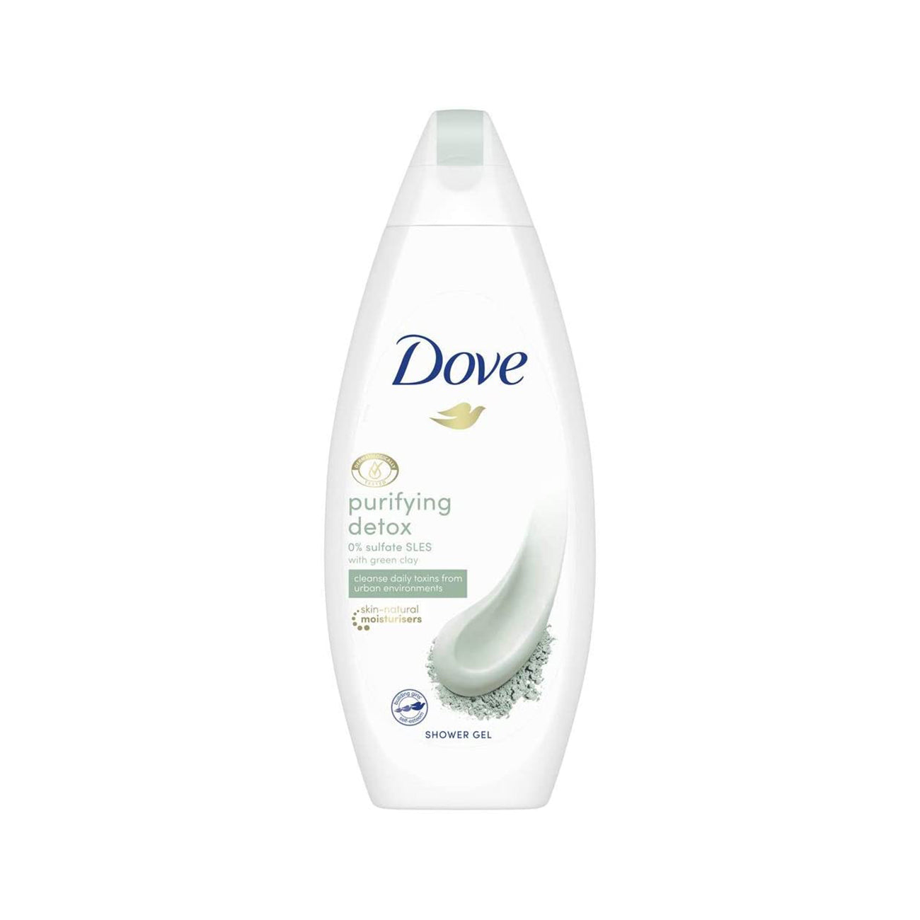 Dove Purifying Detox Body Wash Green Clay, 250ml