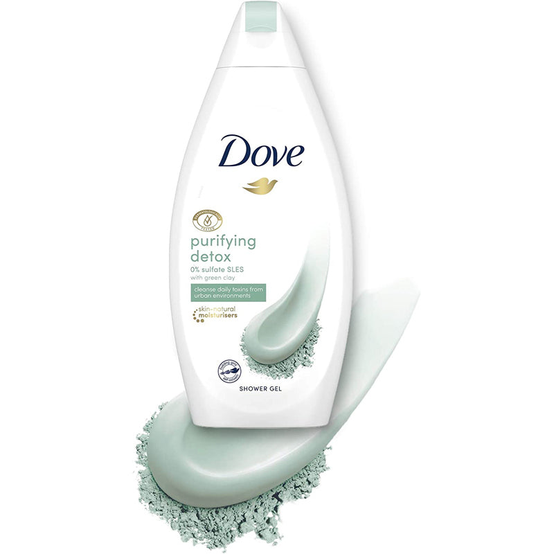 Dove Purifying Detox Body Wash Green Clay, 250ml