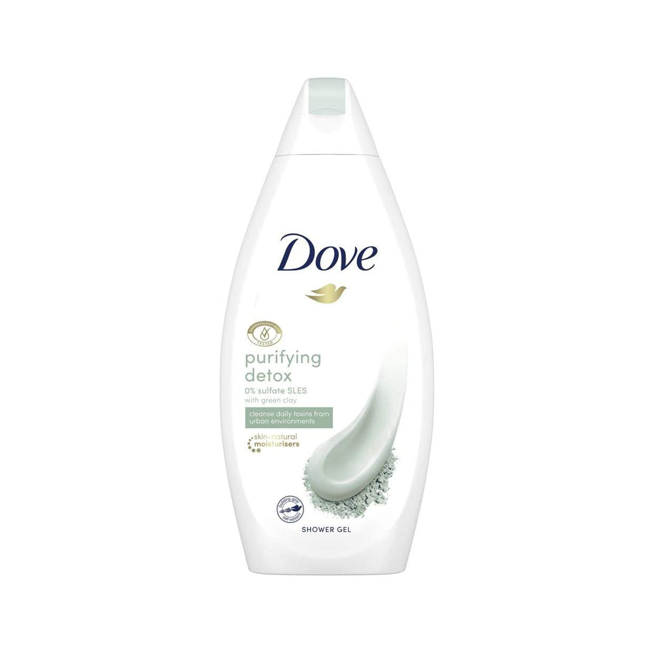 Dove Purifying Detox Body Wash Green Clay, 500ml