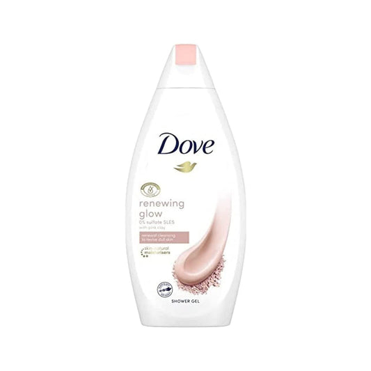 Dove Renewing Glow Pink Clay Body Wash, 500ml