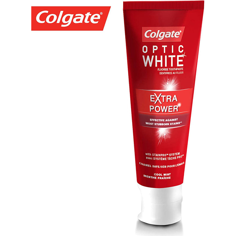 Colgate Optic White Extra Power Whitening Toothpaste, 75ml