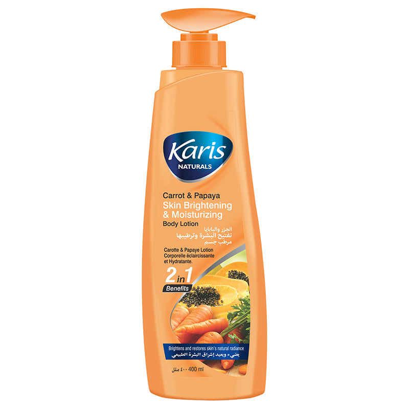 Karis Natural Body Lotion Carrot & Papaya 400 ml