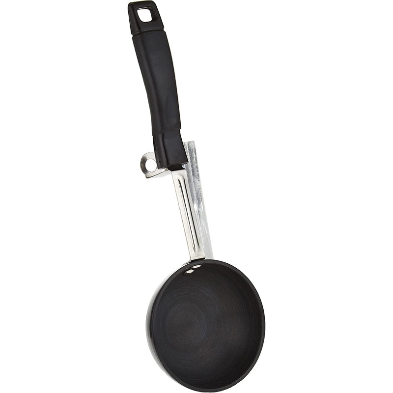 Raj Anodized Round Base Tempering Pan, Black, 9.5 Cm, Bbav05