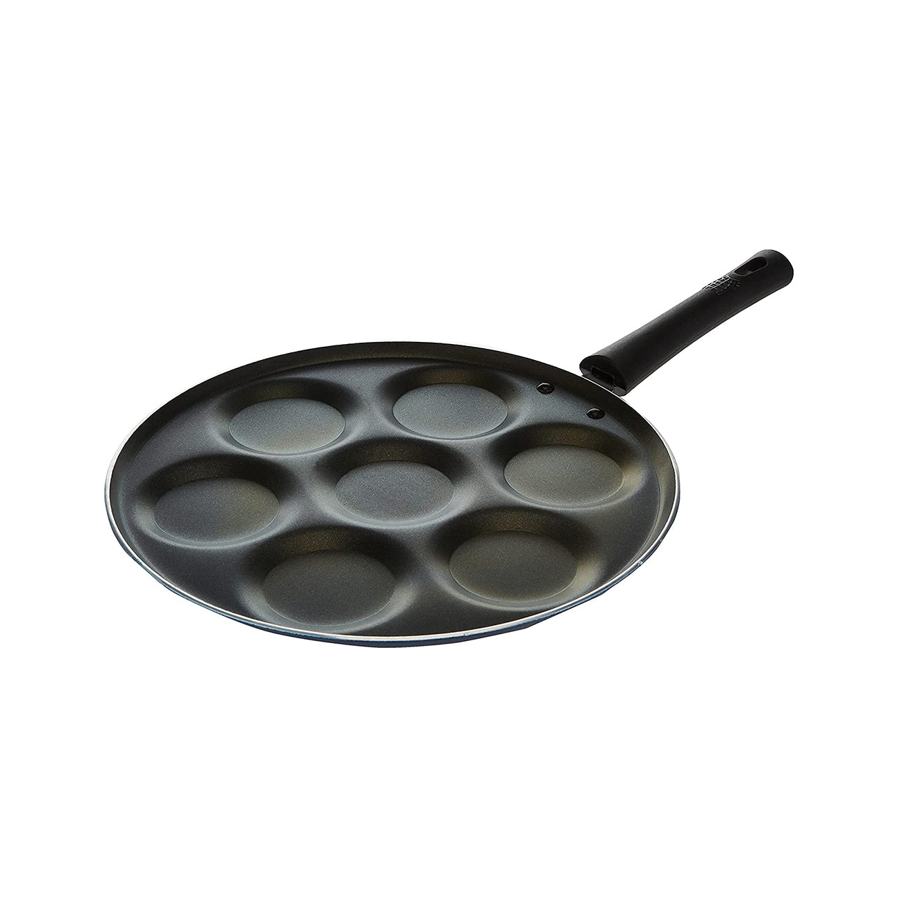 Raj Mini Pancake Pan, Bbmp01, Black, Nonstick