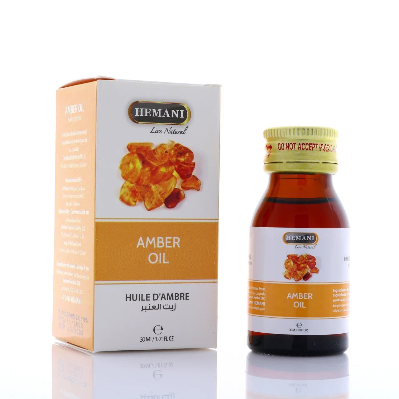 Hemani - Amber Oil, 30ml
