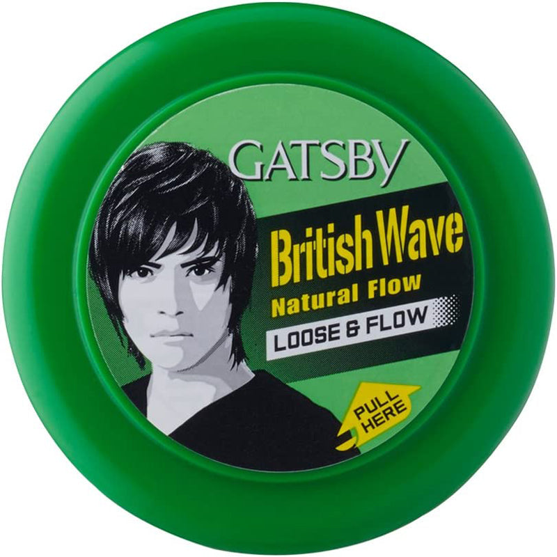 Gatsby British Wave Loose And Flow Hair Styling Wax 75g